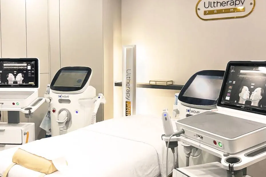 Treatment equipment at VOS Dermatology Clinic, Gangnam, Seoul