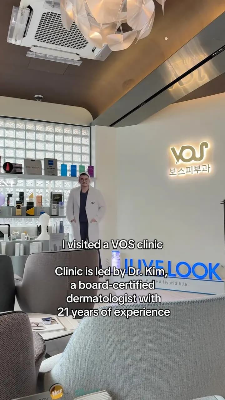 Aizhan B. visiting VOS Dermatology in Gangnam for redness, pores and uneven skin tone